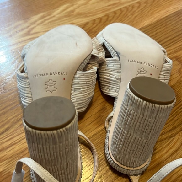 Loeffler Randall Camellia Pleated Knot Heeled Sandal Heel 8.5 NEW - Picture 8 of 12